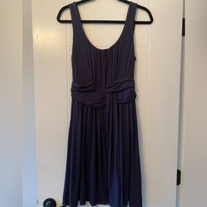 ANTHROPOLOGIE- Bailey 44 Navy Midi Dress
